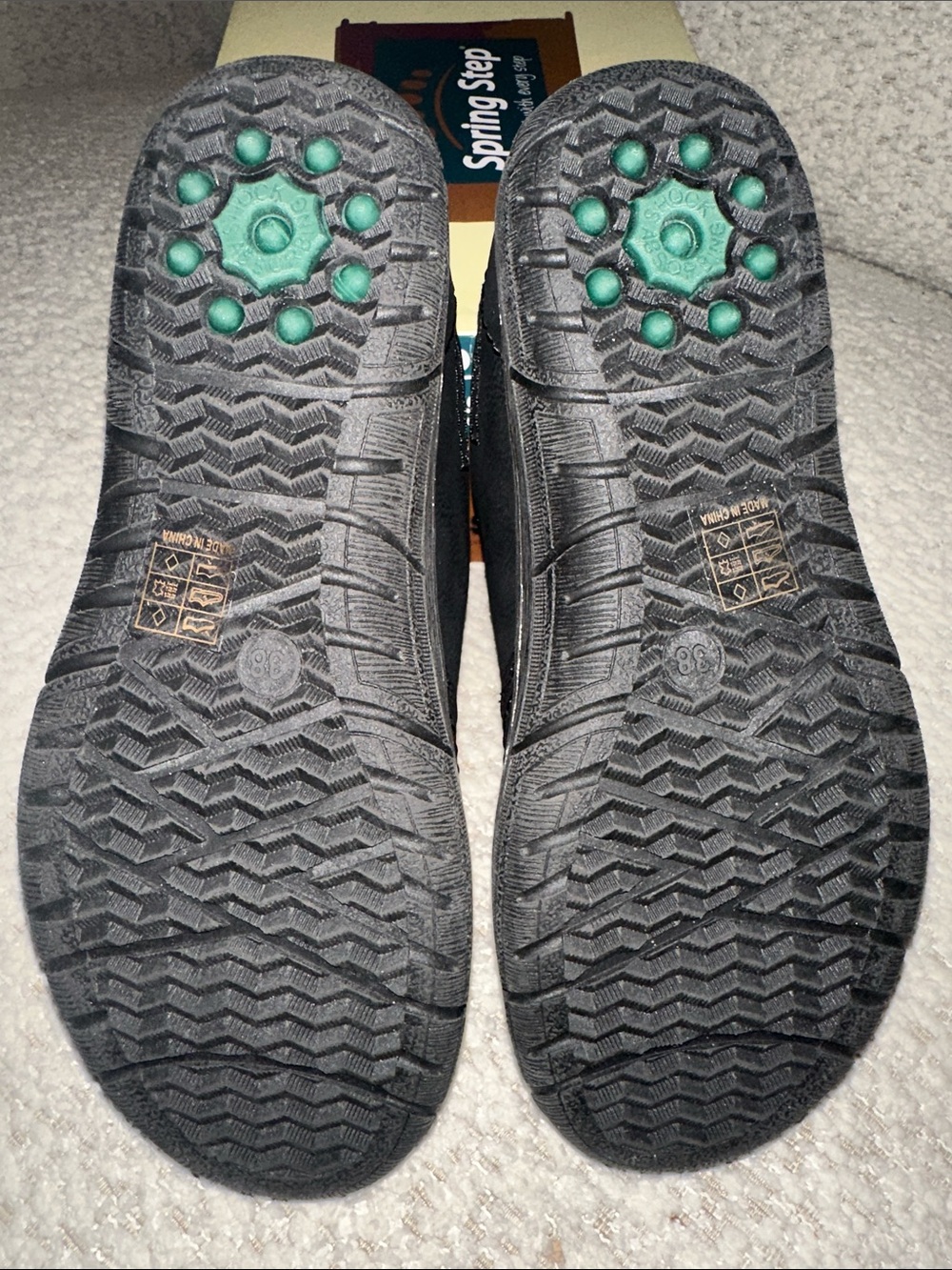 Spring Step Black Zip Slip-On Loafer - Picture 6 of 6